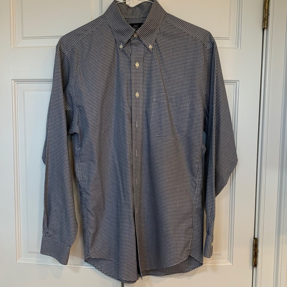 Brooks Brothers blue/white plaid shirt